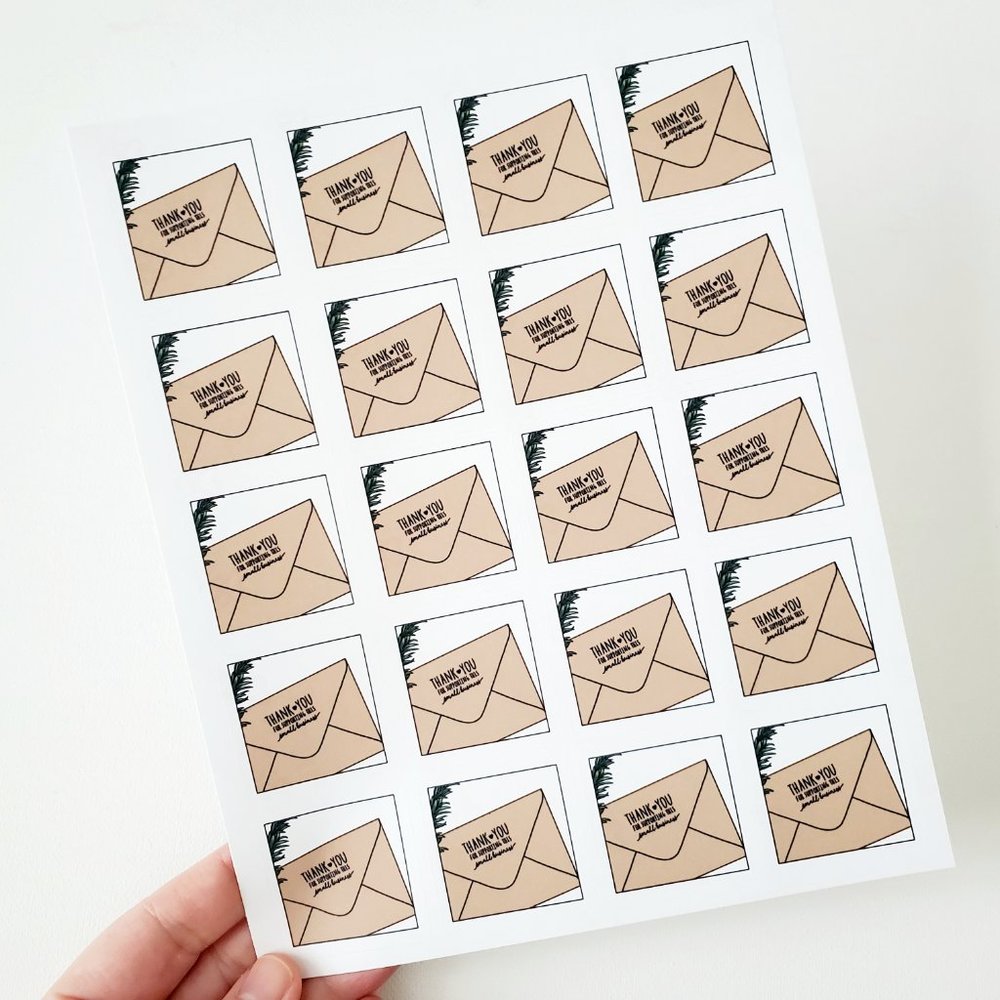 LB043 Small Business Thanks Sticker [Price Firm] - Picture 3 of 9